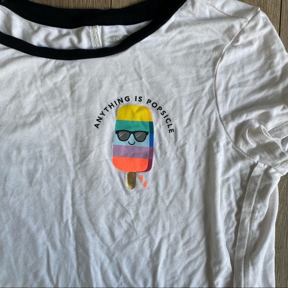 2PCS SZ 10-12 GIRLS TEES GREAT CONDITION - Picture 7 of 8